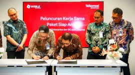 Telkomsel meluncurkan Paket Siap Antar, paket internet khusus kurir hasil kolaborasi dengan SiCepat yang menawarkan kuota hingga 46 GB untuk operasional logistik. ist