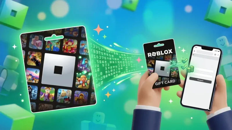 Ilustrasi - Gift Card Roblox.