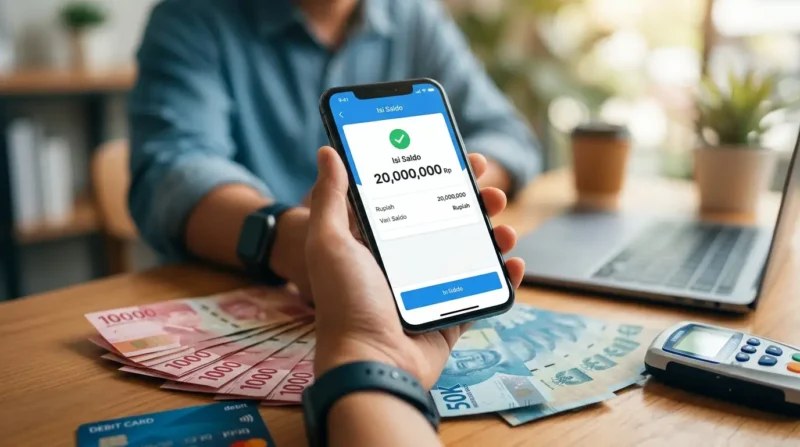 Ilustrasi - Top Up DANA Hingga Rp20 Juta. Gemini