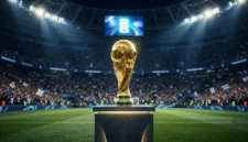 Ilustrasi Trofi Piala Dunia. Gemini