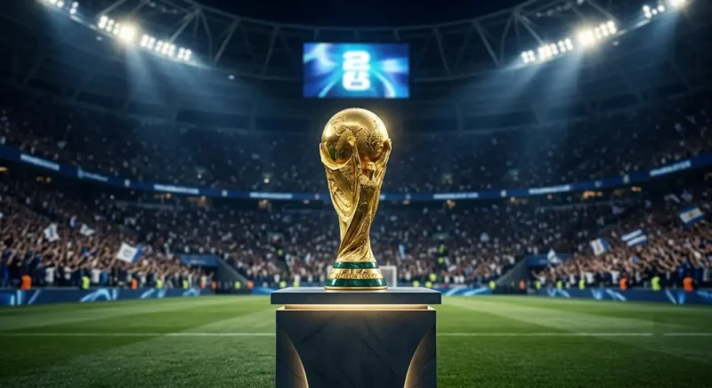 Ilustrasi Trofi Piala Dunia. Gemini