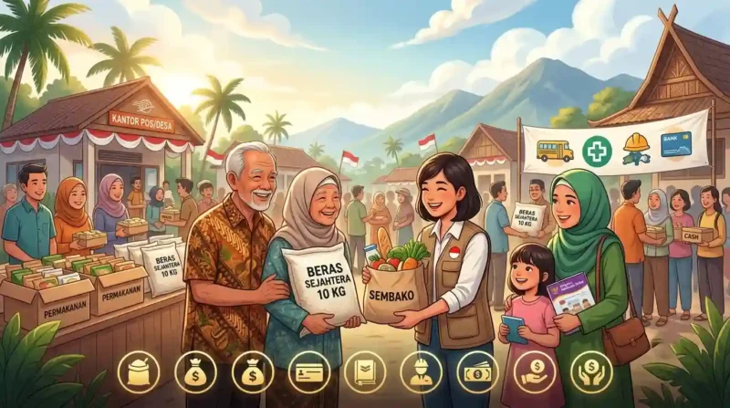 Ilustrasi - Daftar Lengkap 10 Bansos Pemerintah Yang Akan Cair Juli 2026.