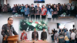 Wakil Bupati Kerinci Murison saat Membuka Workshop Sosialisasi Kajian Risiko Bencana 2026.