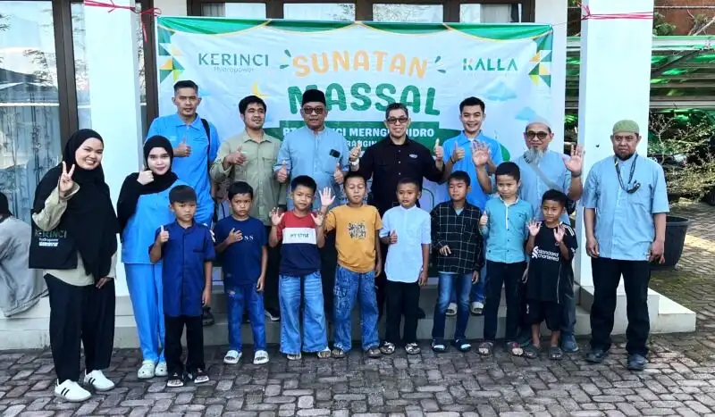 PT Kerinci Merangin Hidro (KMH) Gelar Khitan Gratis untuk 50 Anak di Kerinci