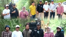 Wakil Bupati Kerinci Murison saat Meninjau Pemeliharaan Jalan Selampaung–Masgo.