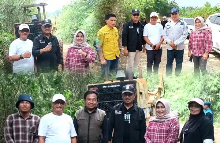 Wakil Bupati Kerinci Murison saat Meninjau Pemeliharaan Jalan Selampaung–Masgo.