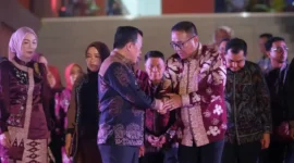 Gubernur Jambi, Dr. H. Al Haris, S.Sos., M.H., secara resmi membuka Pekan Budaya Pariwisata Jambi Elok Nian 2026 yang mengangkat tema 