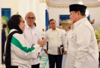 Nanik S. Deyang saat bersama Presiden RI Prabowo Subianto. (Dok. Fb. Metro TV)