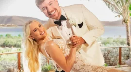 Thea Booysen dan MrBeast (Foto: Instagram/mrbeast)