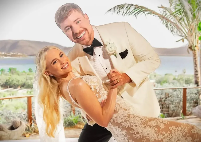 Thea Booysen dan MrBeast (Foto: Instagram/mrbeast)