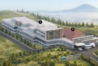 Desain RSUD Kabupaten Kerinci di Bukit Tengah. (Foto: Diskominfo Kerinci)