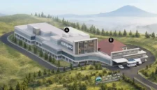 Desain RSUD Kabupaten Kerinci di Bukit Tengah. (Foto: Diskominfo Kerinci)