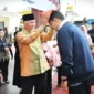 Gubernur Sumbar Mahyeldi Menyambut Kedatangan Kapolda Sumbar Irjen Pol. Djati Wiyoto Abadhy.
