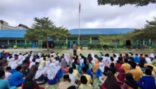Kapolsek Sungai Penuh AKP Eko Munkoid Berikan Motivasi kepada Peserta MATAMUDA MTsN 1 Kota Sungai Penuh.