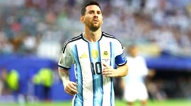 Pemain Timnas Argentina, Lionel Messi. ist