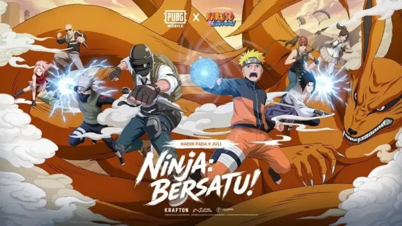 Ilustrasi PUBG Mobile x Naruto Rilis 9 Juli!.
