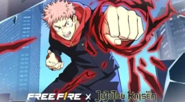 Ilustrasi - Kolaborasi Free Fire x Jujutsu Kaisen.