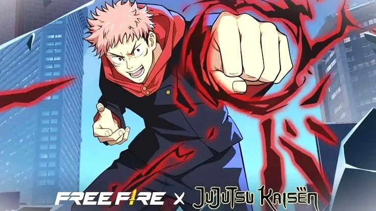 Ilustrasi - Kolaborasi Free Fire x Jujutsu Kaisen.