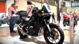 Honda NX500 di EICMA 2025. (KOMPAS.com)