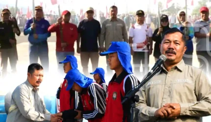 Pembagian Bendera Merah Putih dan Paskibraka Kerinci