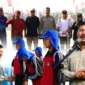 Kolase Bupati Kerinci Monadi saat Memimpin Gerakan Pembagian Bendera Merah Putih dan Pelepasan Paskibraka Kerinci yang Akan Bertugas di Provinsi Jambi.