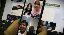 Cara Share Screen di WhatsApp. (Foto: detikINET)