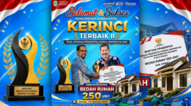 Pemkab Kerinci Terbaik II Program 3 Juta Rumah.