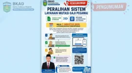 Ilustrasi - Aplikasi Mutasi Gaji Pegawai Terbaru.
