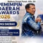 Kolase Foto – Wali Kota Sungai Penuh Alfin, saat Menerima Penghargaan Pemimpin Daerah Award.