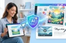 Ilustrasi - Cara Menggunakan AI di Canva. (Foto: AI)