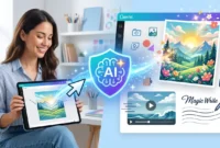 Ilustrasi - Cara Menggunakan AI di Canva. (Foto: AI)