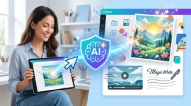 Ilustrasi - Cara Menggunakan AI di Canva. (Foto: AI)