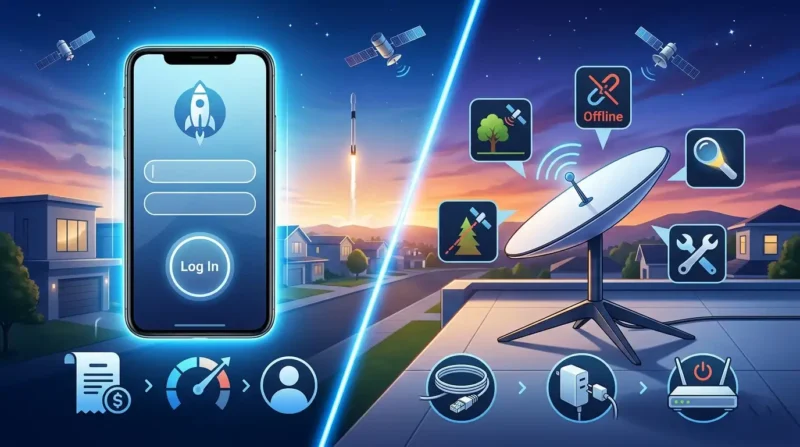 Ilustrasi - Cara Login Akun Starlink di HP & Komputer.