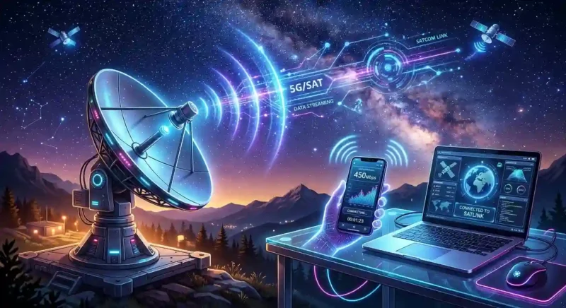 Ilustrasi - Cara Login Akun Starlink via HP & Komputer. (Foto: AI)