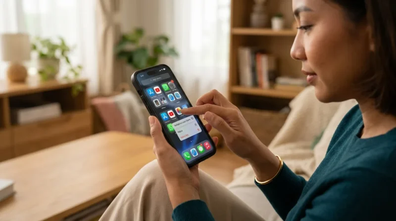 Ilustrasi - Cara Menemukan dan Memunculkan Aplikasi Tersembunyi di iPhone. (Foto: AI)