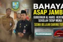 Kolase foto – Gubernur Jambi Al Haris Hentikan Sekolah Tatap Muka, Siswa Belajar Daring.