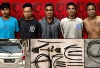 Pencuri Kabel Telkom Asal Sumbar Ditangkap Polisi. ist