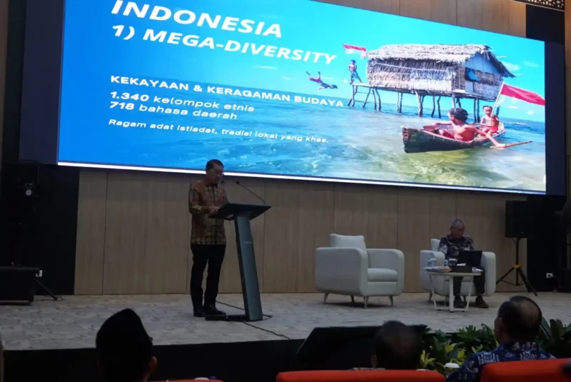 Menteri Kebudayaan Republik Indonesia, Fadli Zon, dalam acara Kuliah Umum di UNJA.