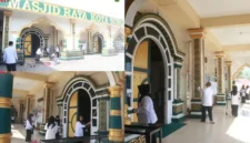 Kolase - Kemenag Kota Sungai Penuh menyukseskan Gerakan Bersih Masjid (Geber Mas).