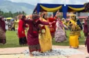 Tarian saat Kenduri SKO Belui. (Foto: FB @Milenial Monadi)