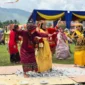 Tarian saat Kenduri SKO Belui. (Foto: FB @Milenial Monadi)