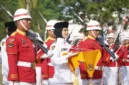Raisha Nienda Pembawa Baki HUT ke-81 RI di Jambi.