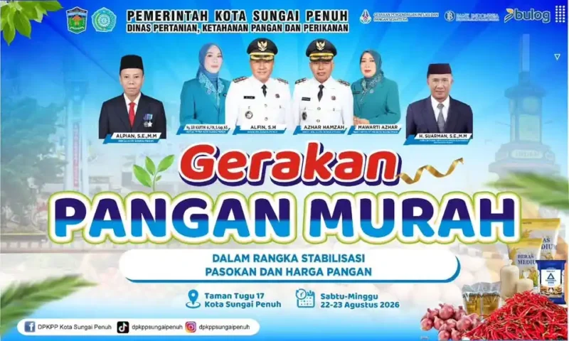 Gerakan Pangan Murah di Kota Sungai Penuh. ist