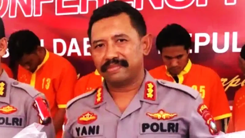 Dokumentasi Brigjen Pol K Yani Sudarto saat masih menjabat sebagai Dirresnarkoba Polda Kepulauan Riau, 2018 lalu. Saat ini, Brigjen Yani dipercaya menjabat sebagai Wakapolda Jambi. (Dok. Kompas.com)