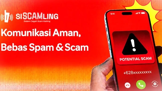 Ilustrasi - Notifikasi SISCAMLING Telkomsel Anti-Spam.