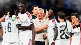 Real Madrid menang 2-1 atas Espanyol di pekan pertama LaLiga 2026/27 (Foto: REUTERS/Pablo Morano)
