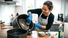 Ilustrasi - Cara Membersihkan Air Fryer. (Foto: AI)