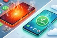 Ilustrasi - Cara Mengatasi HP Android Lemot dan Cepat Panas. (Foto: AI)