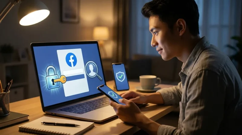 Cara Mengembalikan Akun Facebook Hilang dan Lupa Sandi. (Foto: AI)