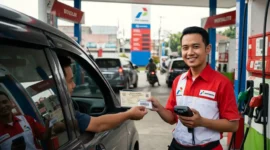 Ilustrasi - Pengendara Wajib Tunjukkan STNK Saat Beli Biosolar. (Foto: AI)